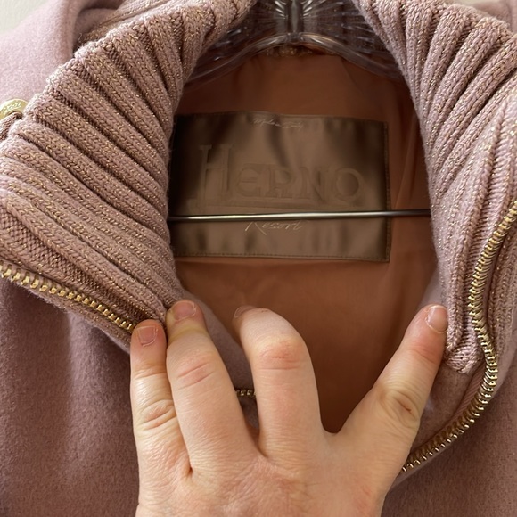 HERNO Resort Wool/Cashmere Coat Size EU48/USA16 NWT - Picture 5 of 15